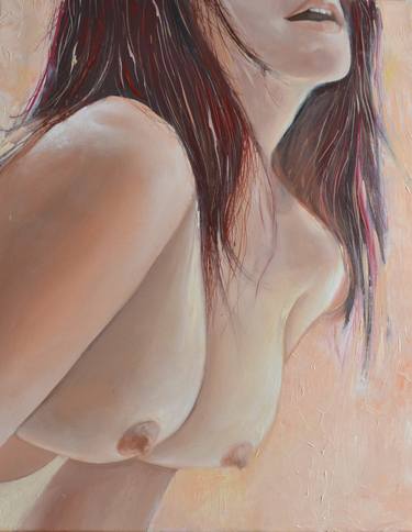 Print of Nude Paintings by Costache Adrian