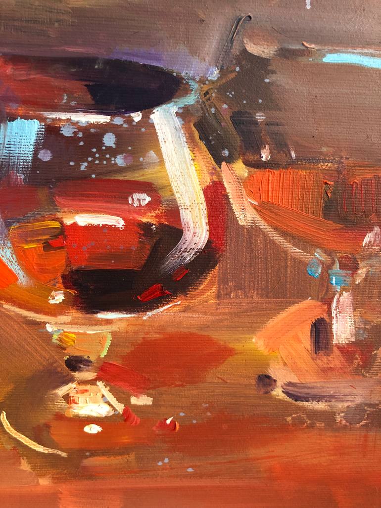 Original Abstract Expressionism Abstract Painting by Tatyana Bashtannik