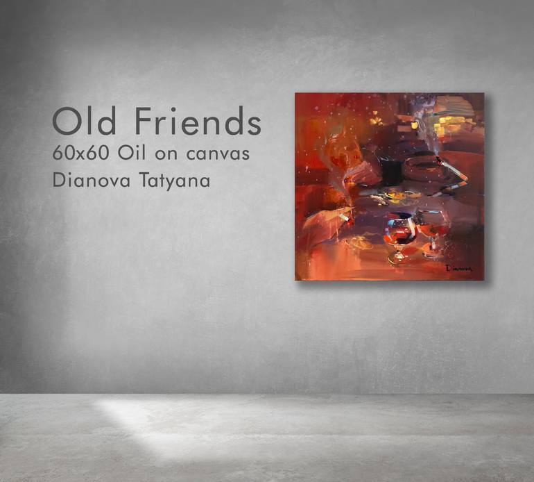 Original Abstract Expressionism Abstract Painting by Tatyana Bashtannik