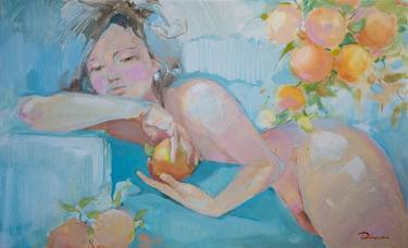 Print of Figurative Nude Paintings by Tatyana Bashtannik