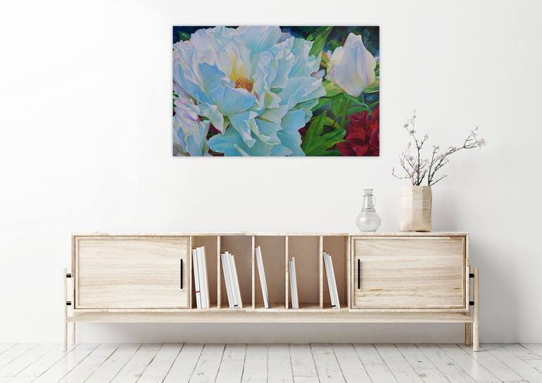 Original Floral Painting by Tueai La