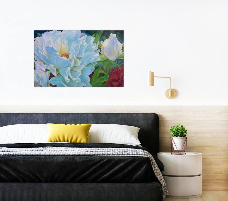 Original Floral Painting by Tueai La