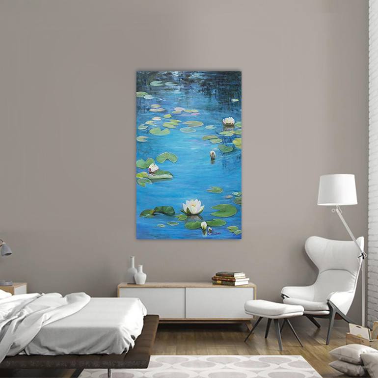 Original Abstract Expressionism Nature Painting by Tueai La
