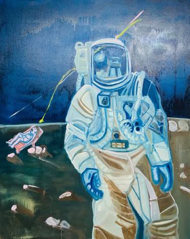 Print of Outer Space Paintings by Ron Silver