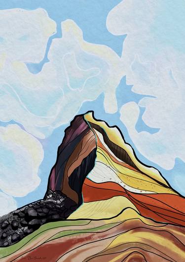 A colorful mountaintop. thumb