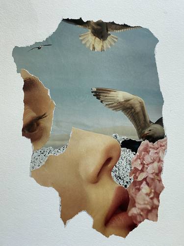 Original Women Collage by Merve G