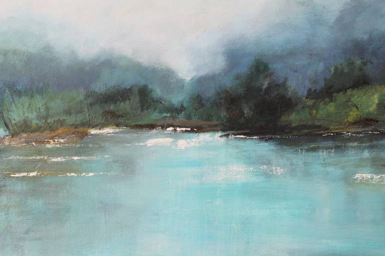 Original Impressionism Landscape Painting by Julie Webster