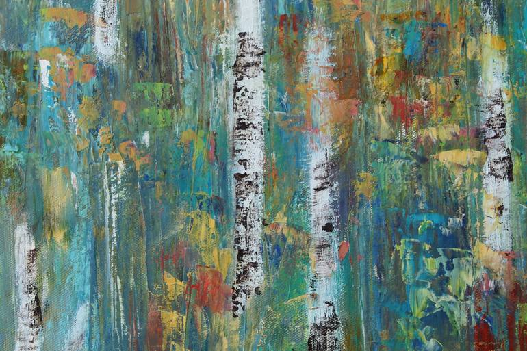 Original Abstract Expressionism Landscape Painting by Julie Webster