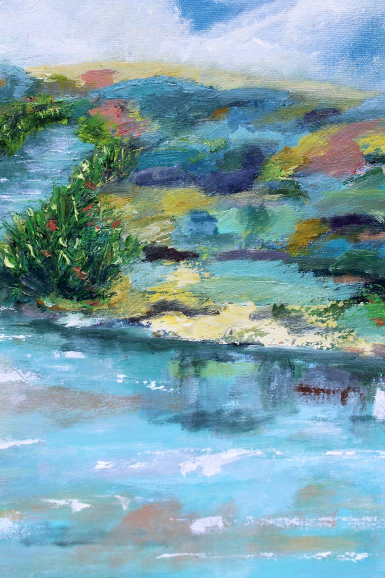 Original Abstract Landscape Painting by Julie Webster