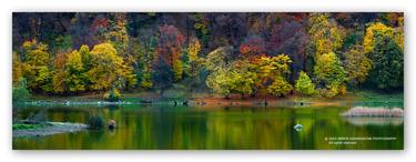 Window to Armenia · Lake Dsegh - Autumn · Panoramic Landscape Photograph · Fine Art · DSL810P6 · 64in - Limited Edition of 100 thumb
