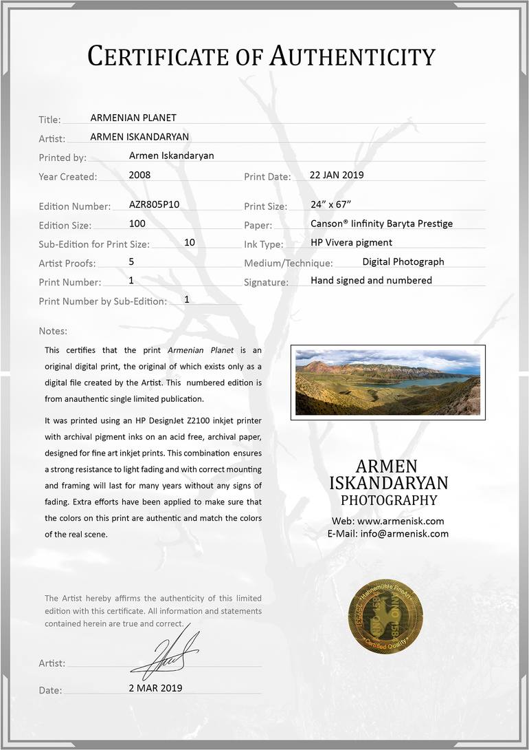 Original Other Landscape Photography by Armen Iskandaryan