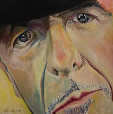 Print of Expressionism Celebrity Paintings by Simon Ellinas