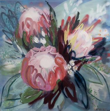 Original Floral Paintings by Nataliia Karavan