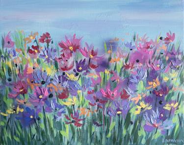 Meadow melody - expressive florals, wildflowers thumb