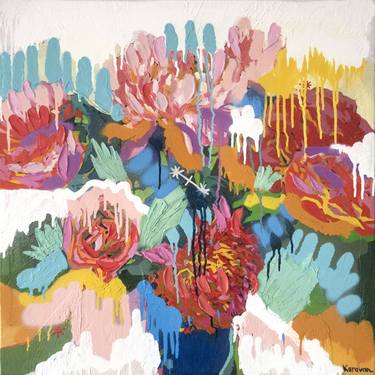 Print of Floral Paintings by Nataliia Karavan