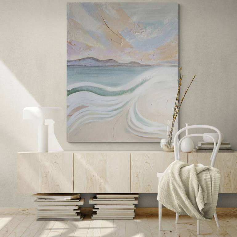 Original Abstract Expressionism Abstract Painting by Nataliia Karavan