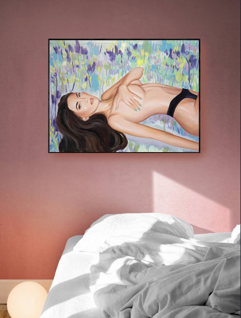 Original Erotic Painting by Nataliia Karavan