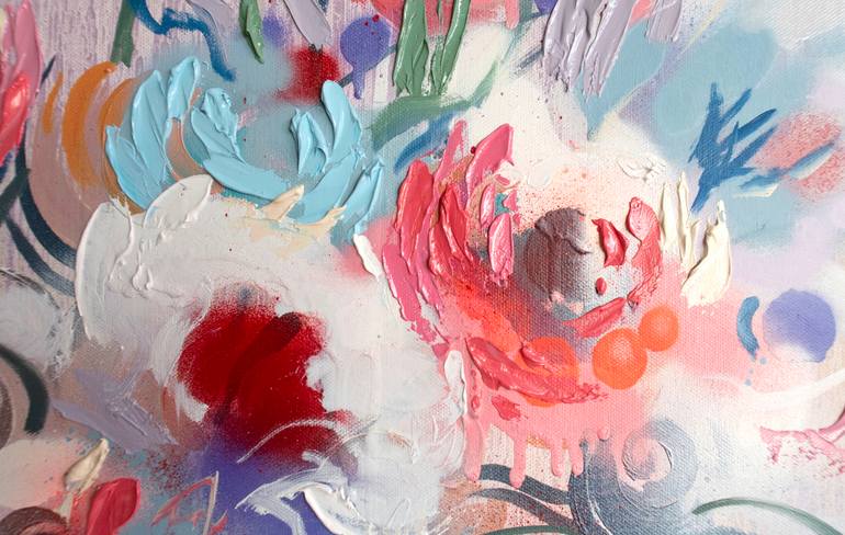 Original Abstract Expressionism Abstract Painting by Nataliia Karavan