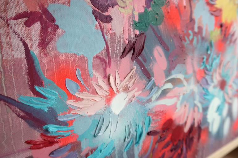 Original Abstract Expressionism Abstract Painting by Nataliia Karavan