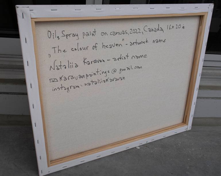 Original Abstract Floral Painting by Nataliia Karavan