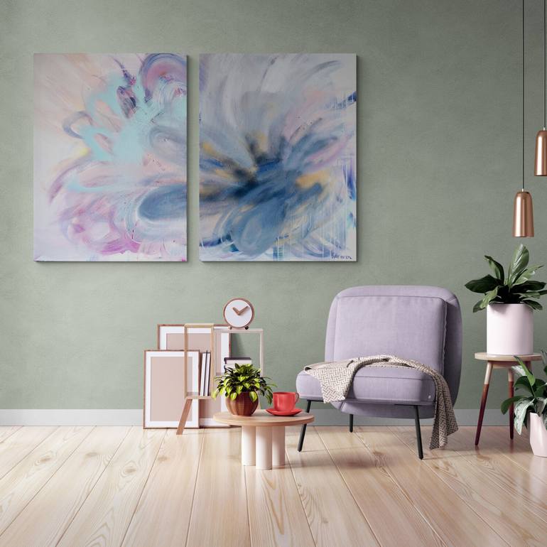 Original Abstract Painting by Nataliia Karavan