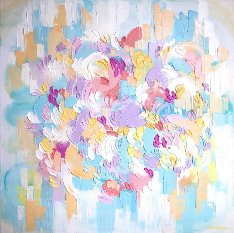 Original Abstract Expressionism Abstract Paintings by Nataliia Karavan