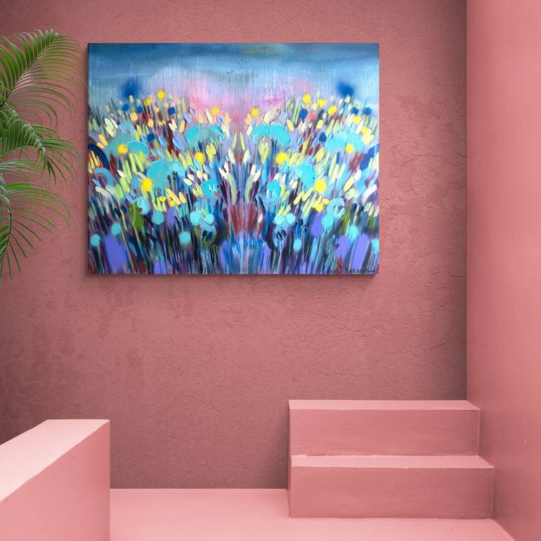 Original Floral Painting by Nataliia Karavan