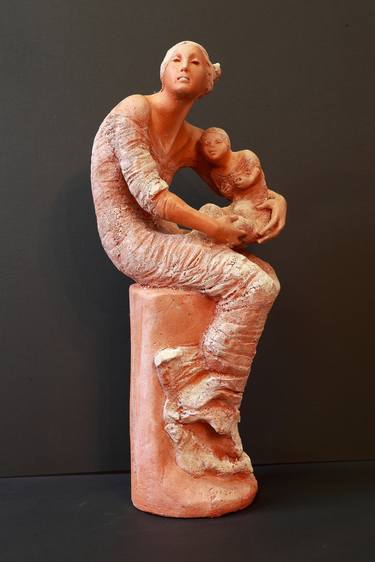 Original Women Sculpture by Mirella Gerosa