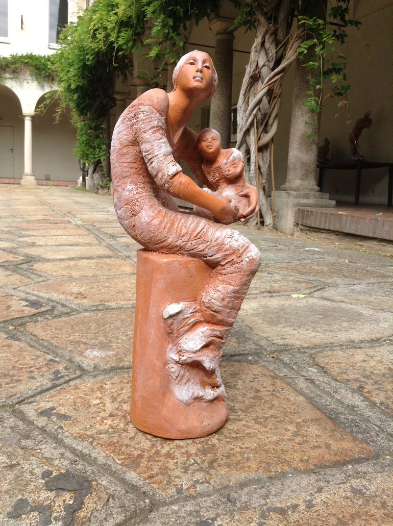 Original Conceptual Women Sculpture by Mirella Gerosa