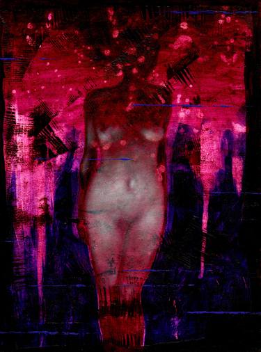 Original Abstract Nude Paintings by Elan-Sing Mi