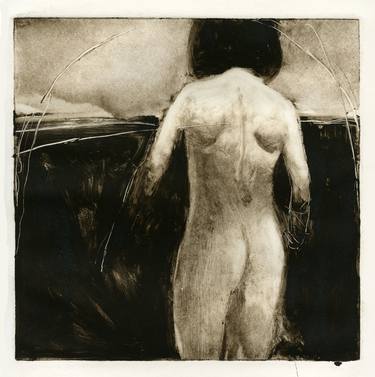 Print of Figurative Nude Printmaking by Elan-Sing Mi