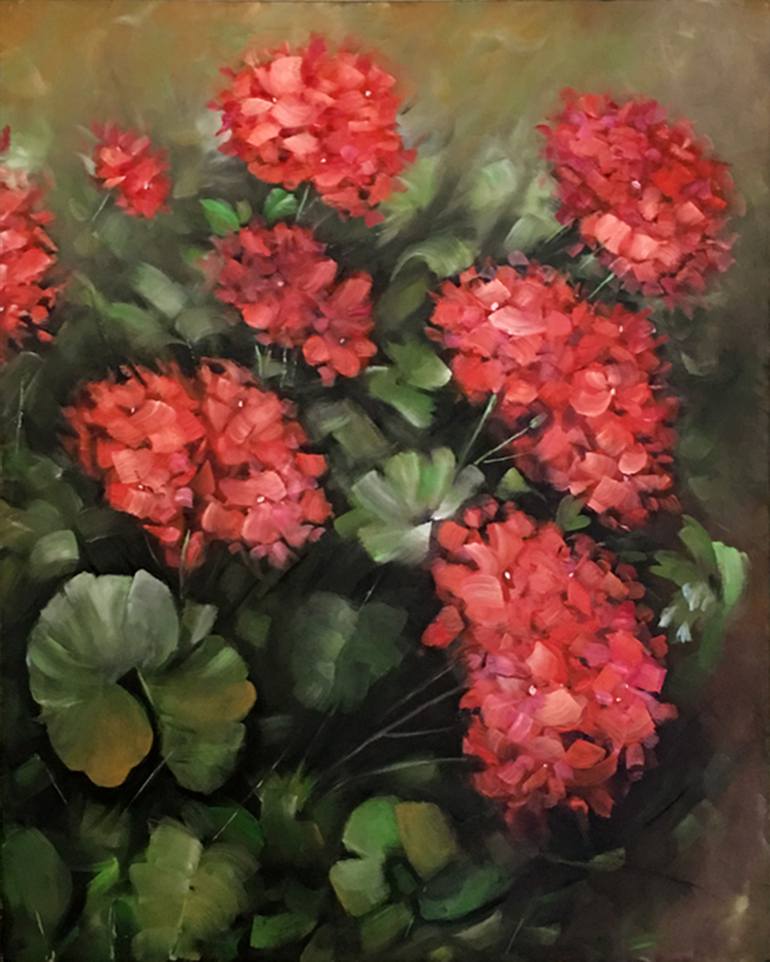 begonia painting