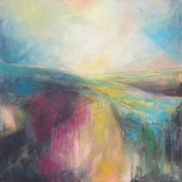 Print of Expressionism Landscape Mixed Media by Heidi Clawson