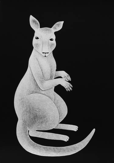 Original Animal Drawing by Camilla Englund