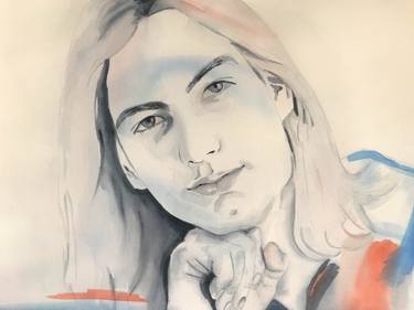 Print of Portraiture Portrait Paintings by Fatime Barbara Hegyi