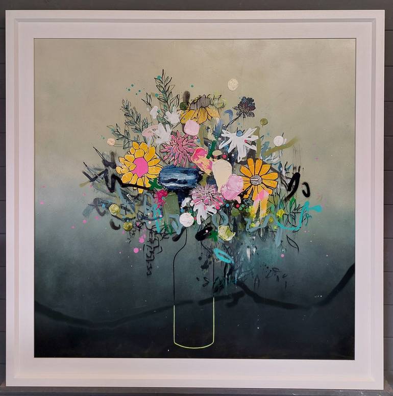 Original Floral Painting by Lee Herring