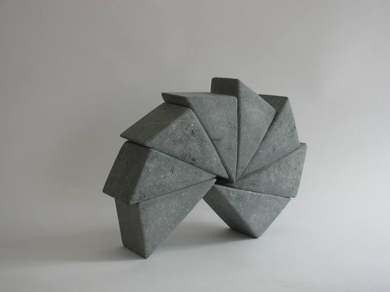 Original Cubism Abstract Sculpture by Fieke De Roij