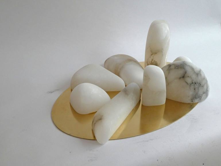 Original Abstract Sculpture by Fieke De Roij