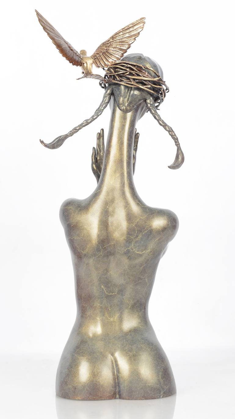 Original Figurative People Sculpture by Kai Mao