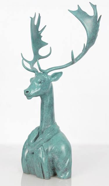 Superior Animals-Mr Deer，bronze sculpture thumb