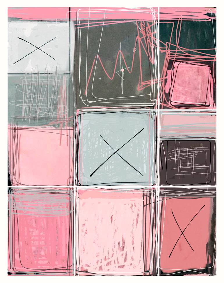 Original Conceptual Abstract Drawing by Mbl -