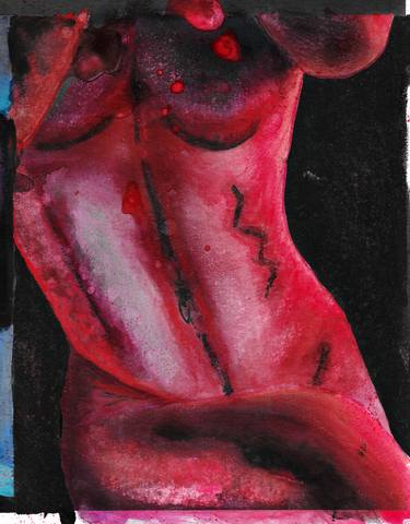 Nude Red Watercolor 001 thumb