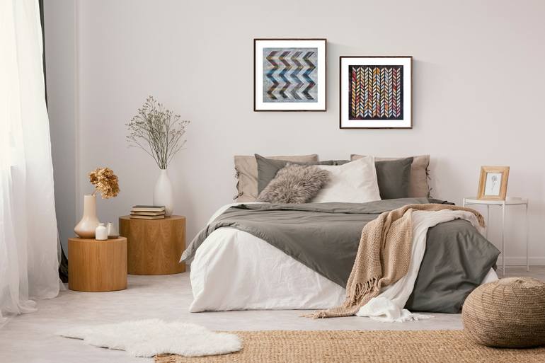 Original Modern Geometric Printmaking by Kristina Ter-Kazarian