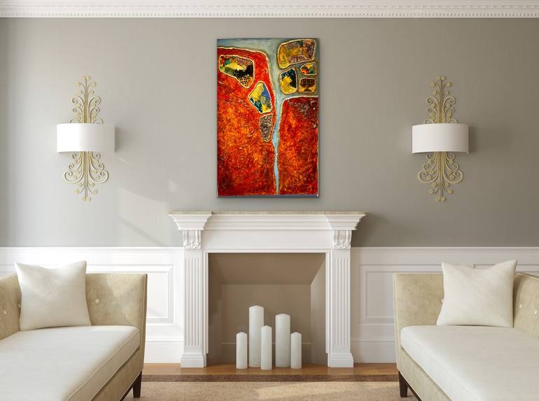 Original Abstract Painting by Sylvie Grondin