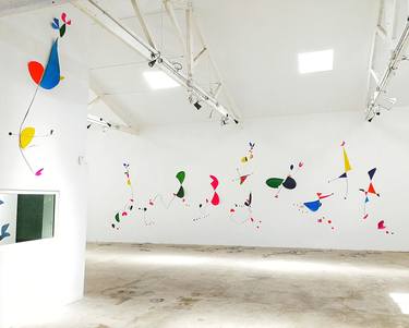 Original Pop Art Abstract Installation by Kaoru Shibuta