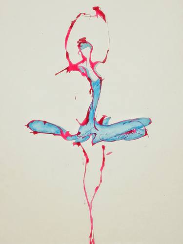 Print of Abstract Body Paintings by Kaoru Shibuta