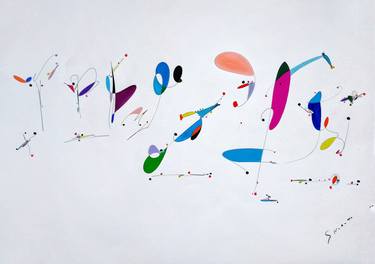 Original Abstract Paintings by Kaoru Shibuta