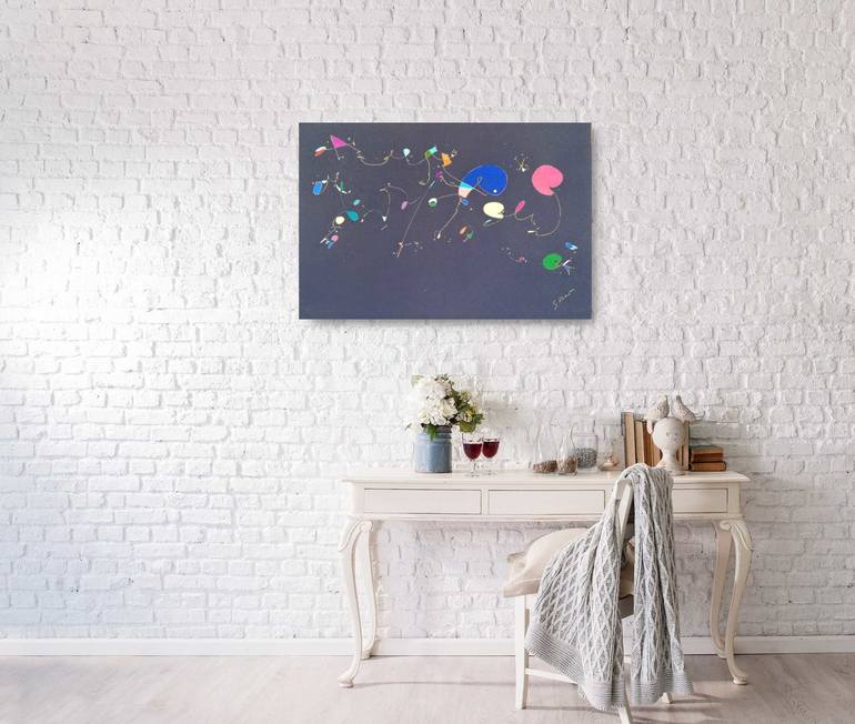 Original Fine Art Abstract Painting by Kaoru Shibuta