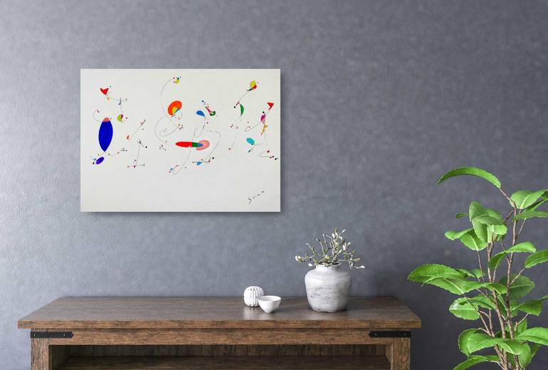 Original Figurative Abstract Painting by Kaoru Shibuta