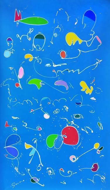 Print of Conceptual Abstract Paintings by Kaoru Shibuta